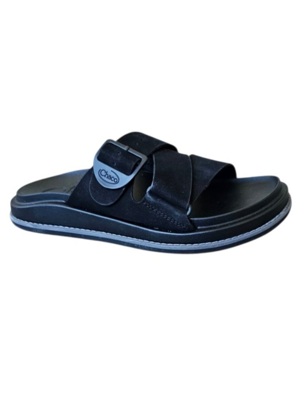 Chaco Townes Slide Sandals Black Leather JCH109694Z Women’s Size 6 M